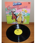Vintage BARBIE Country Girl Country FAVORITES 1981 Vinyl RECORD Album - $39.00