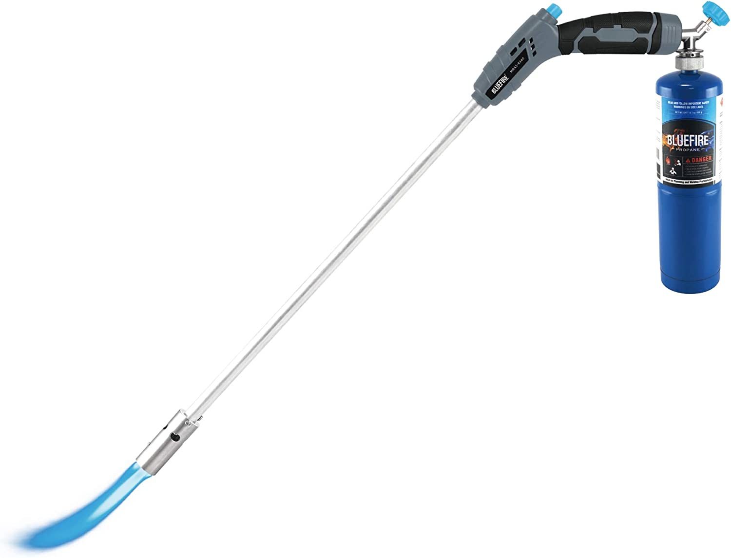BLUEFIRE 32" Long Propane Weed Torch Burner,Blow Torch,Trigger Start