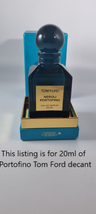 Tom Ford Portofino Perfume 20ml Glass bottle atomiser Spray - AUTHENTIC - $49.99