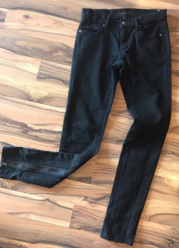 BCBGMAXAZRIA Womens Denim Trouser Jean