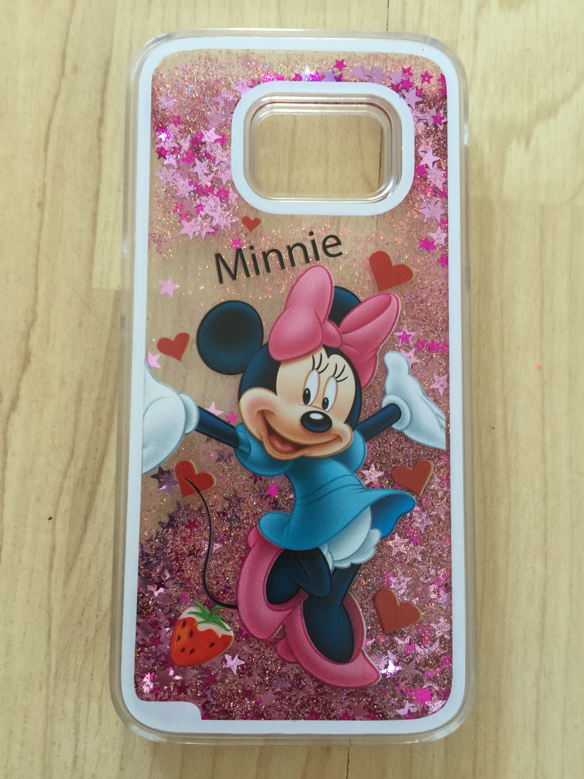 Minnie Mouse 2 Sparkle Liquid Glitter Quicksand Case For Galaxy S7 Edge ...