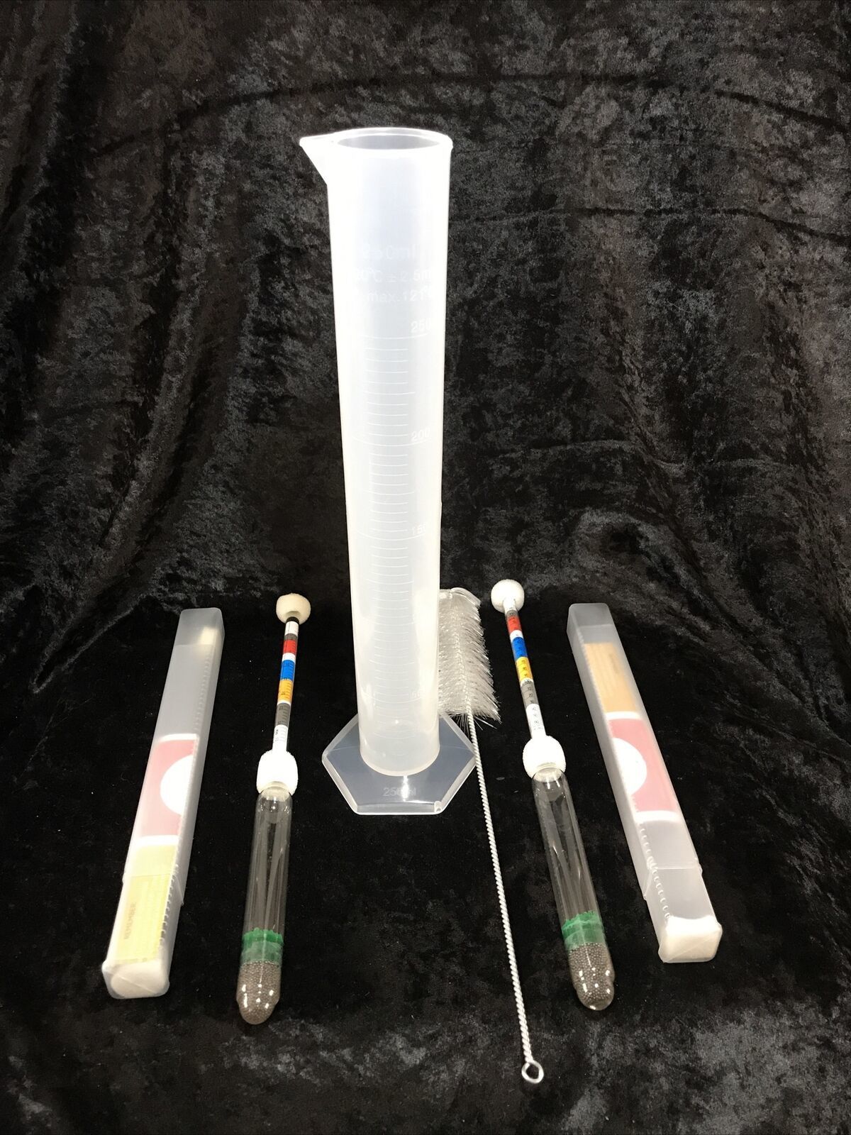 Triple Scale Beer and Wine Hydrometer with Plastic Hydrometer Test Jar Homebrew Equipment