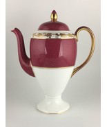 Wedgwood Whitehall Ruby W3994 Coffee pot &amp; lid - $200.00