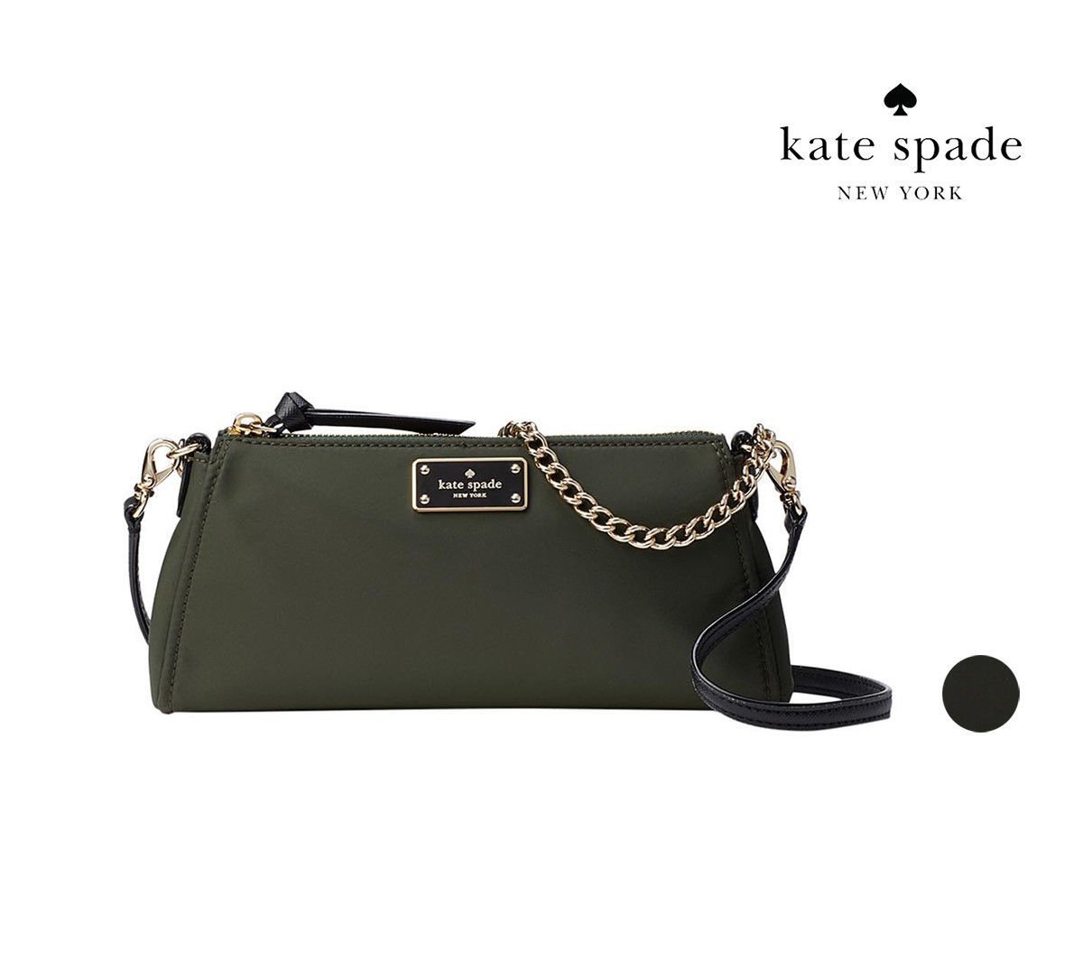 kate spade olive green purse