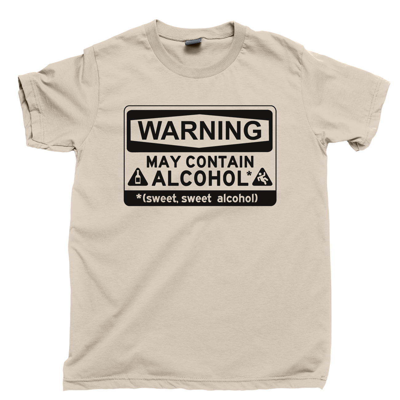 Warning May Contain Alcohol T Shirt Vodka Bourbon Gin Unisex Cotton Tee Shirt Shirts