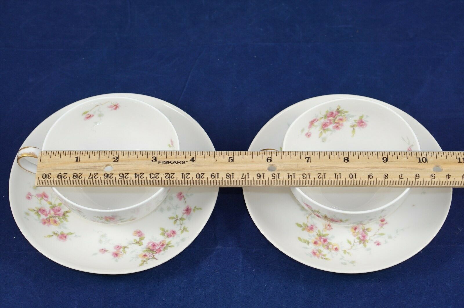 s Haviland Limoges France Schleiger #322 Pink Roses 9 ¾” Dinner Plate 