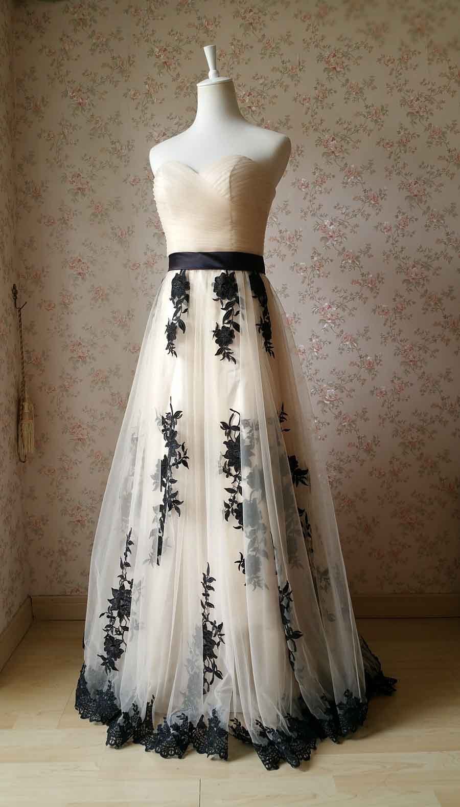 Ivory Strapless High Waist Bridesmaid Dress Embroidery Maxi Wedding Dresses 2018