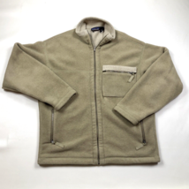 Vintage Patagonia Synchilla Fleece Full Zip Brown Jacket Size Large 2650... - $98.99