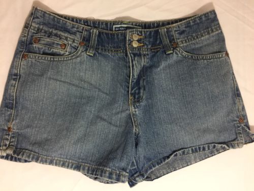 Old Navy Women Solid Blue Shorts Size 8. 100% Cotton Bin62#30 - Women's ...