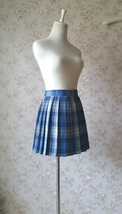 RED PLAID Skirt Women Girl Mini Plaid Skirt Red Check Tennis Skirt Plus Size image 3