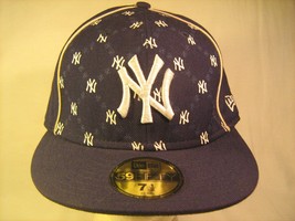 Men's Cap Mlb New York Yankees 59FIFTY Size 7 1/2 Blue New Era [M3d] - $23.92