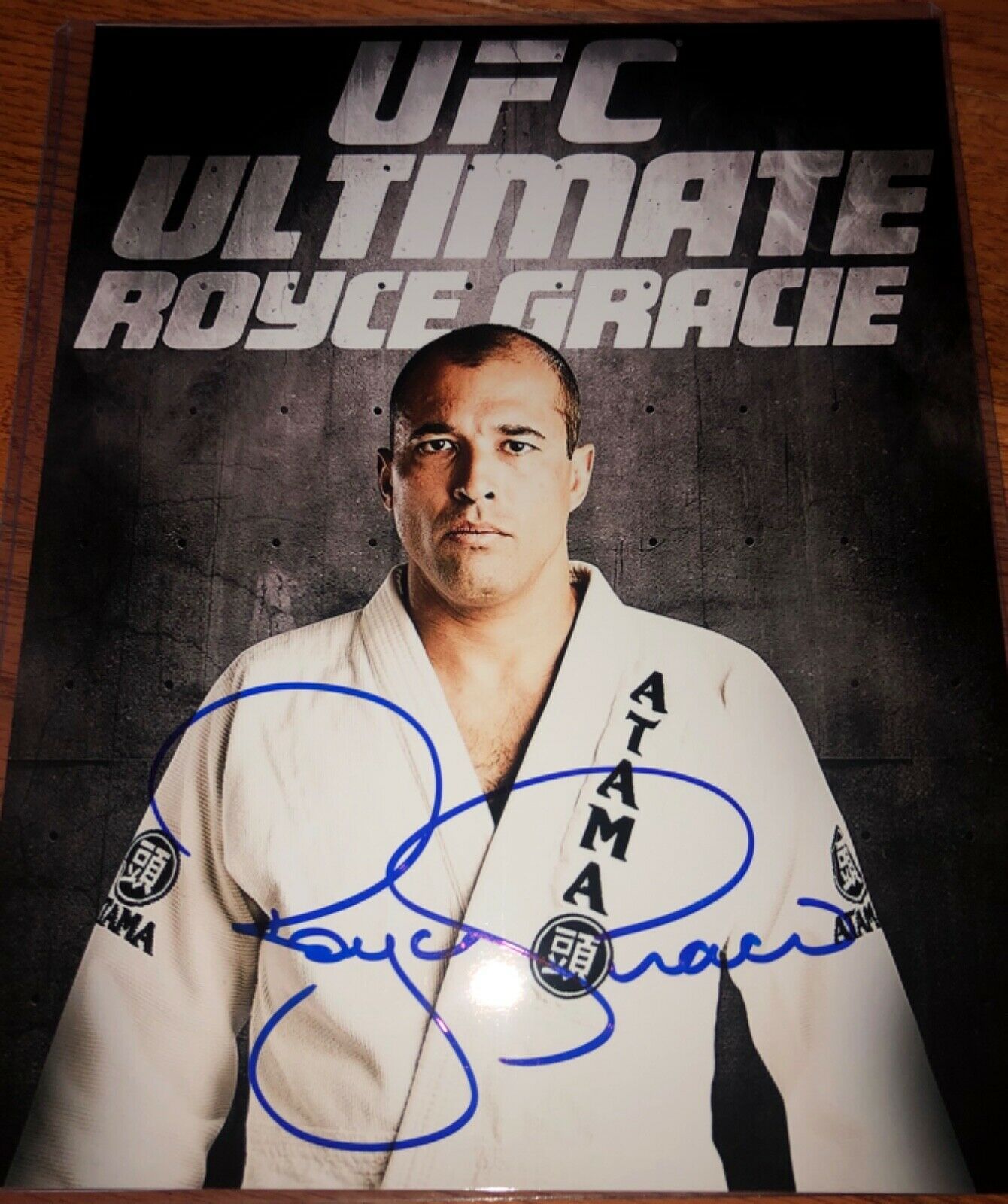 Signed Autographed 8 x 10 Photo ROYCE GRACIE MMA UFC Picture PROOF