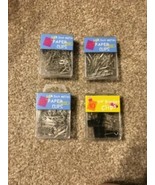 Paper Clips (100 count) Lot of 3 &amp; 10 Binder Clips - $6.99