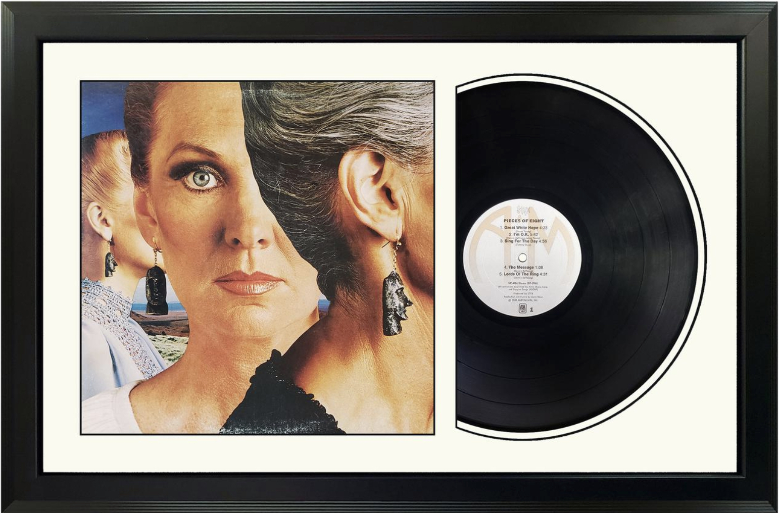 &ldquo;Styx Pieces of Eight&rdquo; by Styx with Original Album Cover-17.5x26.5