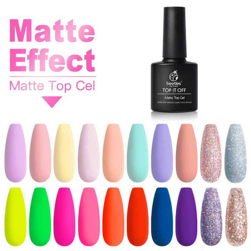 Beetles 20 Pcs Gel Nail Polish Kit Spring into Summer Collection Soak