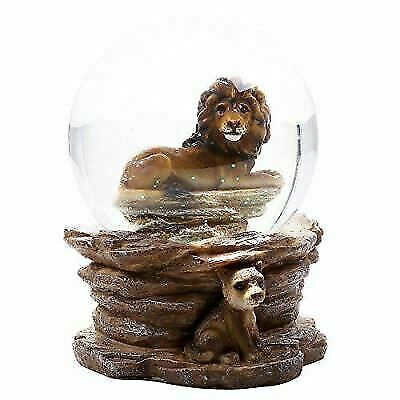 Wildlife Animal Lion King of Jungle Water Globe Collectible Water Ball Home Deco