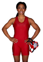 Cliff Keen | LW79OKC | Scarlet | Racerback WOMEN Wrestling Singlet | A+ Quality - $59.99