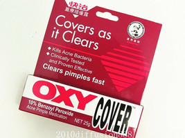 NEW !!! OXY 10 5 COVER ACNE PIMPLE TREATMENT CREAM 25g - $18.88+