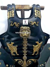 NauticalMart Medieval Roman Greek Leather Muscle Body Armor Leg & Arm Guard Set image 5