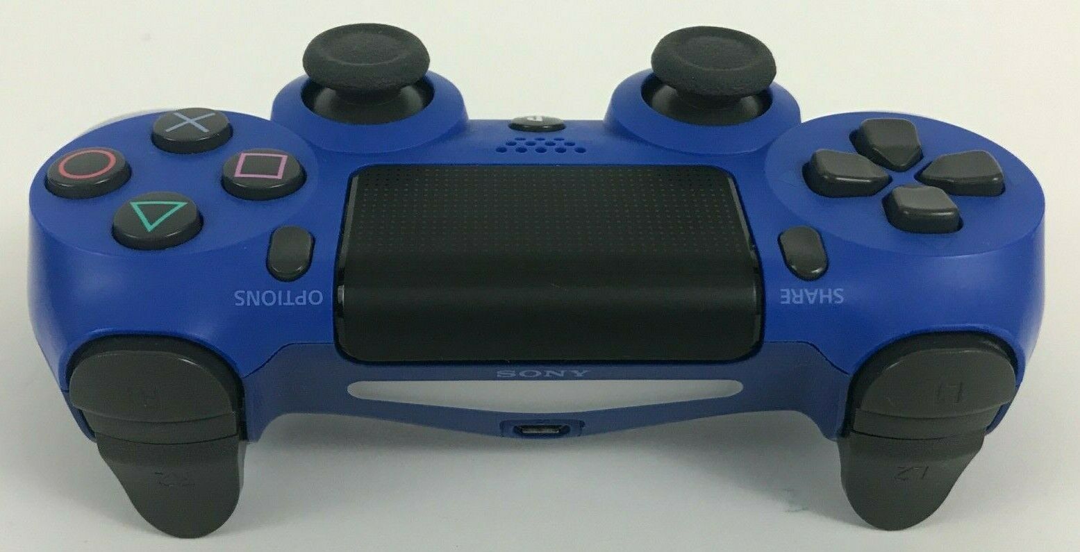 Sony PlayStation 4 PS4 DualShock 4 Wireless Controller Wave Blue CUHZCT2U NICE! Controllers