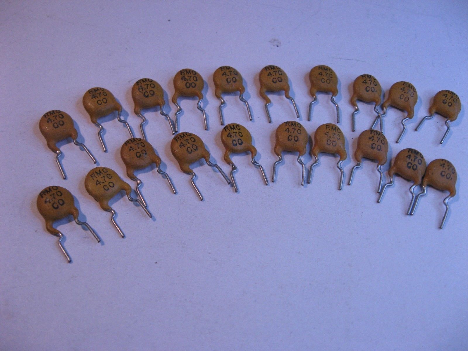 Tantalum Capacitor Radial Leads .47uf 50vdc Lot of 10