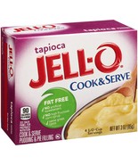 Tapioca Pudding And Pie Filling Jello 3 oz Cook &amp; Serve 1 Box - $3.99