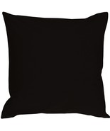 Pillow Decor - Caravan Cotton Black 18x18 Throw Pillow - $24.95