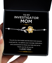 Nice Gifts For Mom, Necklace For Mom, Investigator Mom Necklace Gifts,  - $49.95