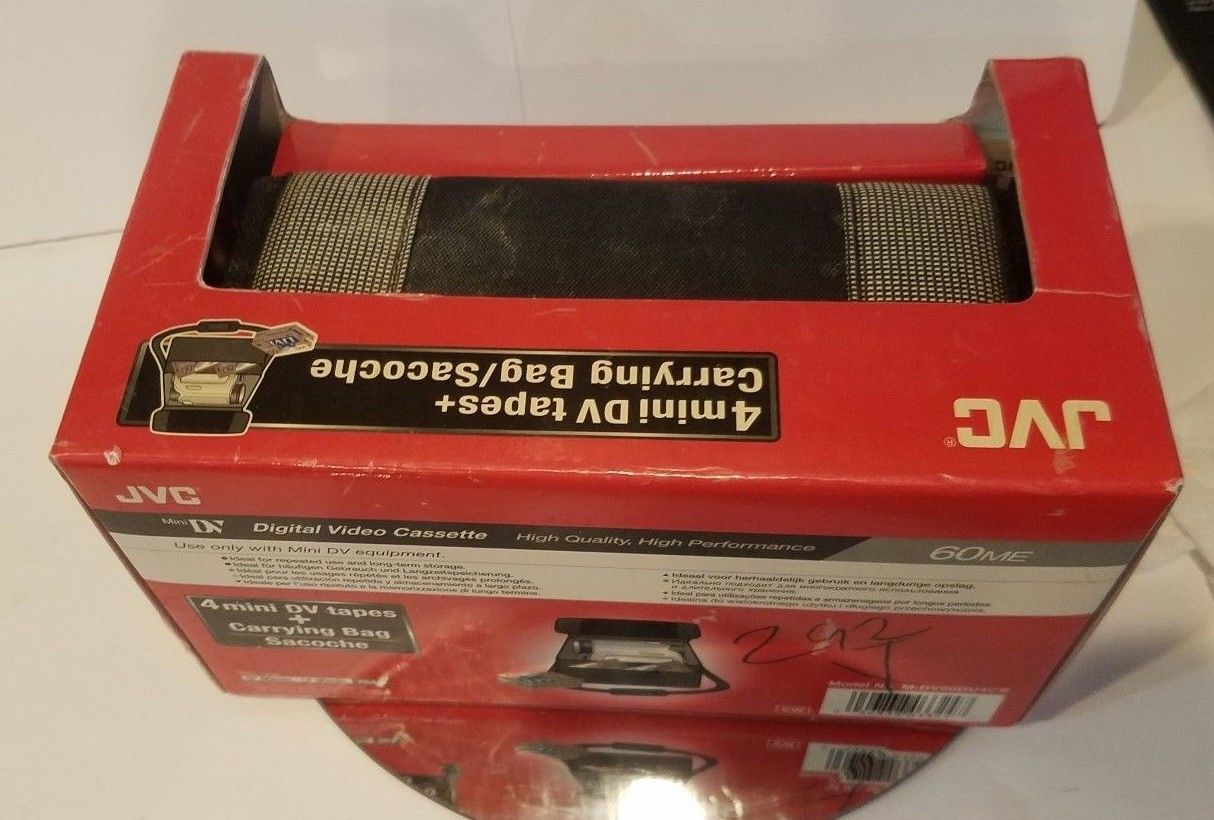 JVC Mini DV Camcorder ( 4 ) Cassette Tapes DVC EP 60 LP 90 Minutes MDVM60ME NEW Camcorder