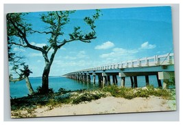 Vintage 1960 Postcard Umstead Memorial Bridge Croatan Sound Roanoke Isla... - $17.07