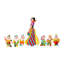Disney Britto Snow White Figurine 8" High Stone Resin Princess Seven Dwarfs  image 5