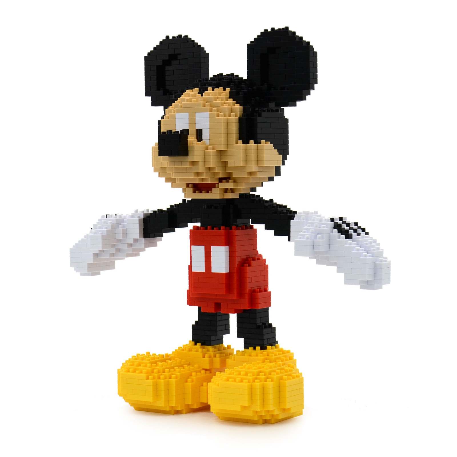 Mickey Mouse Brick Sculpture Building Instruction (Using JEKCA Lego ...