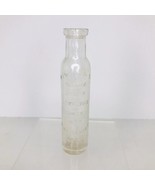 Vintage Bumstead&#39;s Worm Syrup Standard 1855 Philadelphia Glass Bottle Di... - $14.75