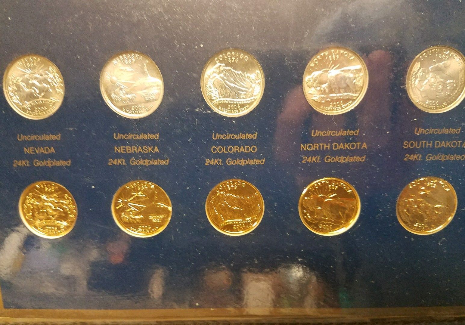 2006 North Dakota State Quarter P /& D Postal Commemorative Society Statehood
