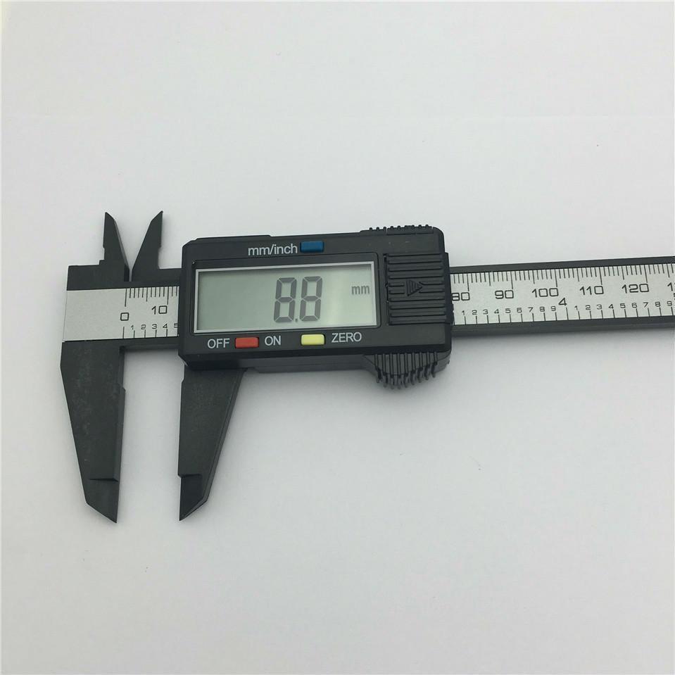 Gray 150mm Mini Plastic Sliding Vernier Caliper Gauge Measure Tool Ruler S/&K