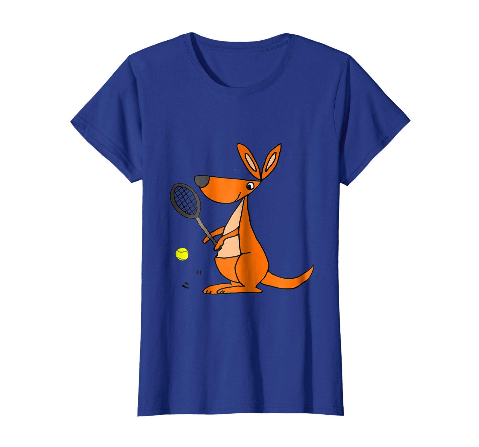 Special shirts SmileteesSports Funny Kangaroo Playing Tennis Tshirt