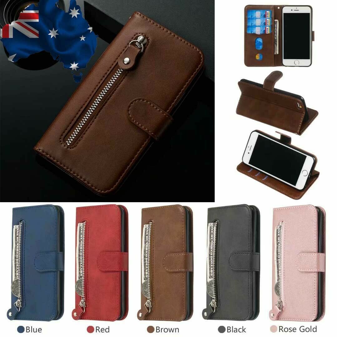 Nokia 1 Plus 4.2 3.2 2019 Wallet Zipper Case Leather Cars Magnetic Stand Cover - $52.85