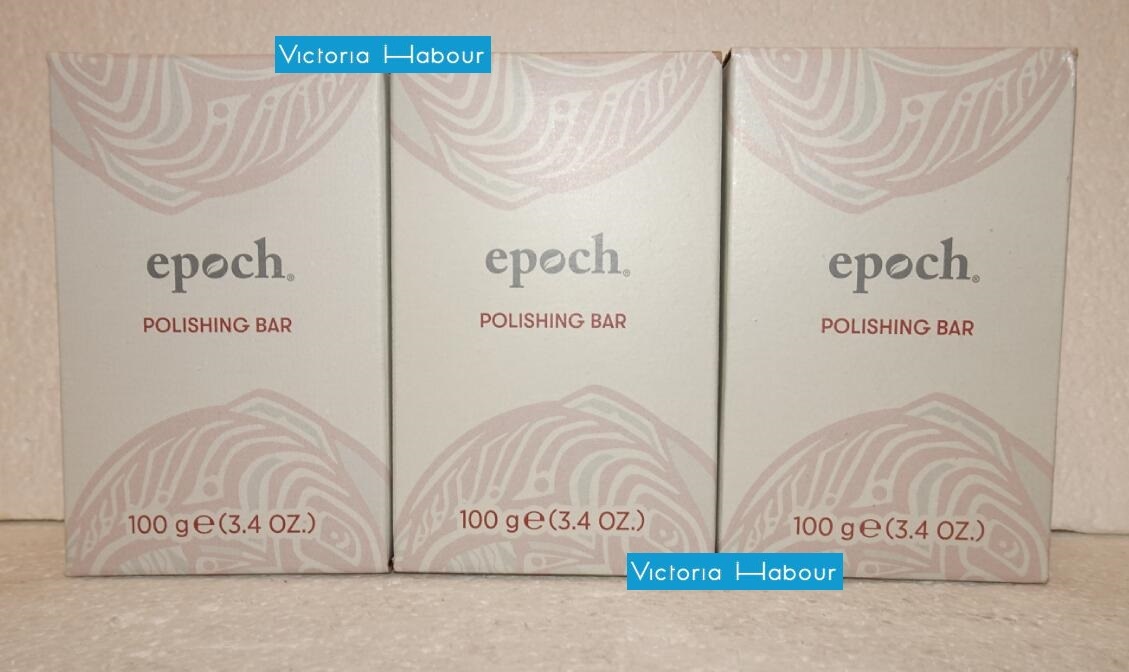 Three pack: Nu Skin Nuskin Epoch Polishing Bar Soap 100g 3.4oz x3 SEALED