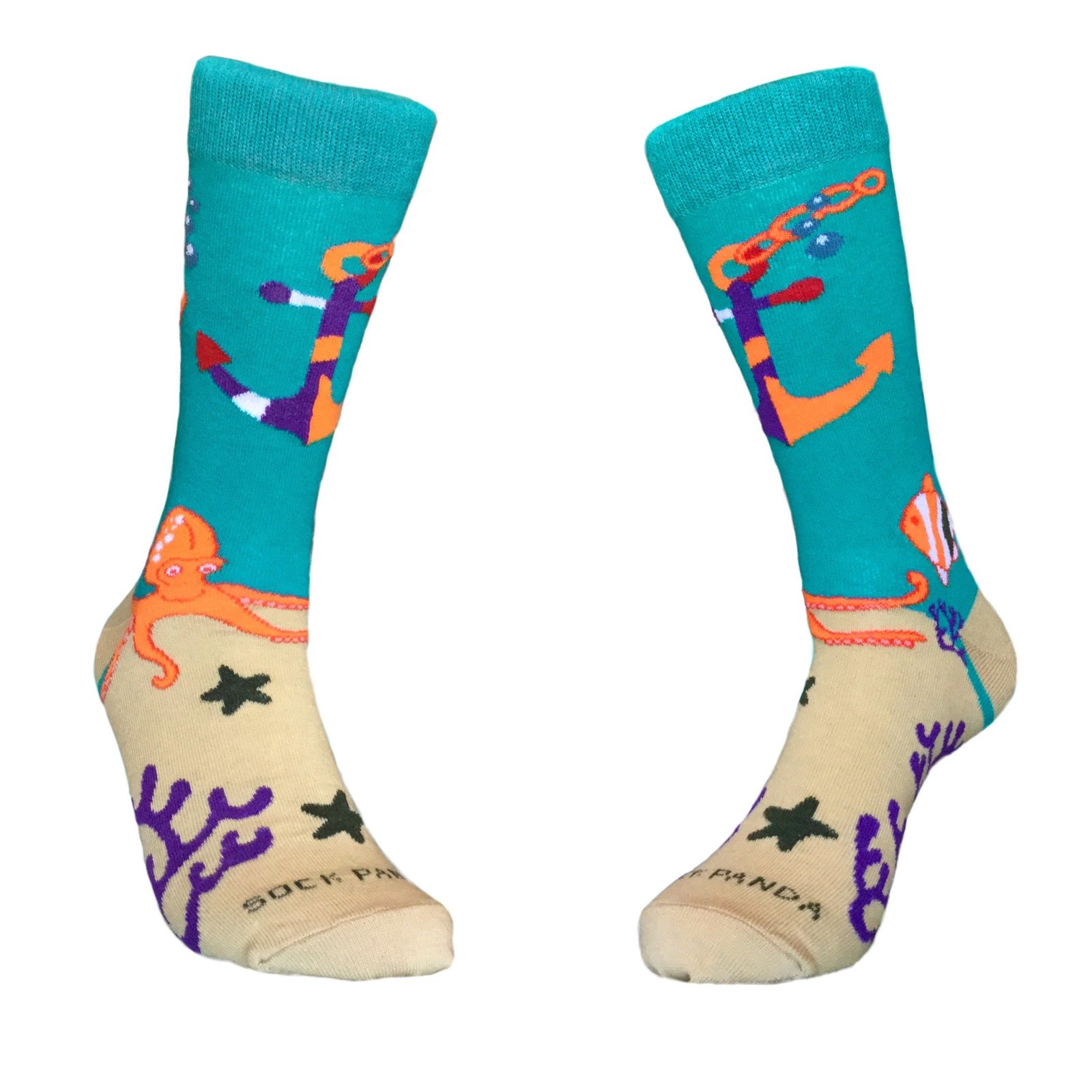 Under the Sea Anchor and Octopus Socks
