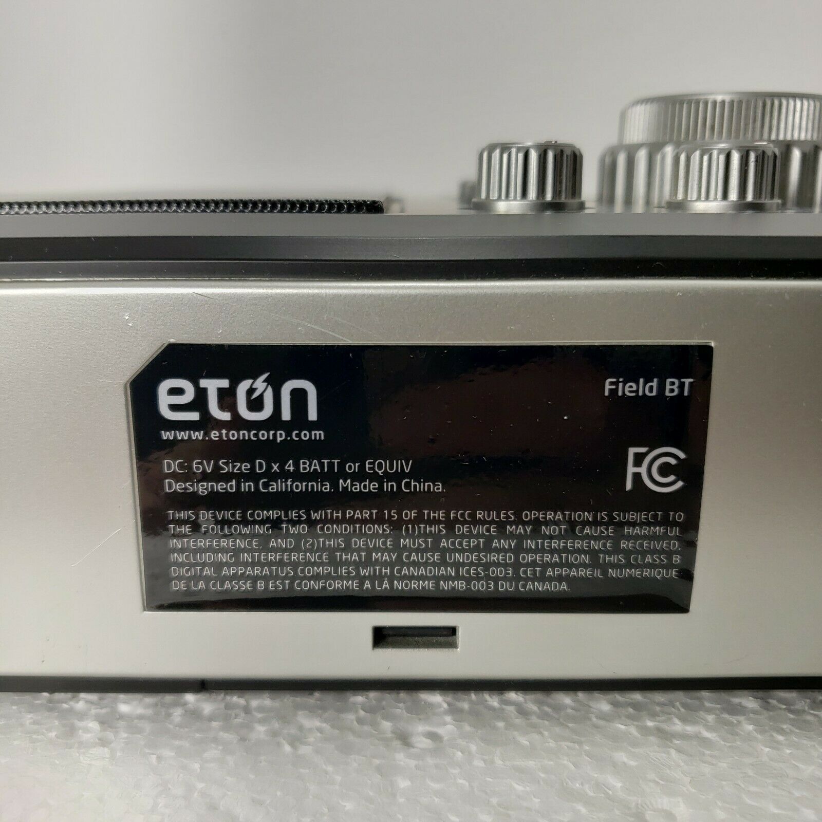 Eton Field BT Grundig Edition AM/FM Shortwave Radio - RDS And Bluetooth (TESTED) - Portable AM 