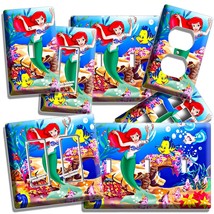 LITTLE MERMAID ARIEL FLOUNDER LIGHT SWITCH OUTLET WALL PLATES PLAYROOM A... - $5.45+