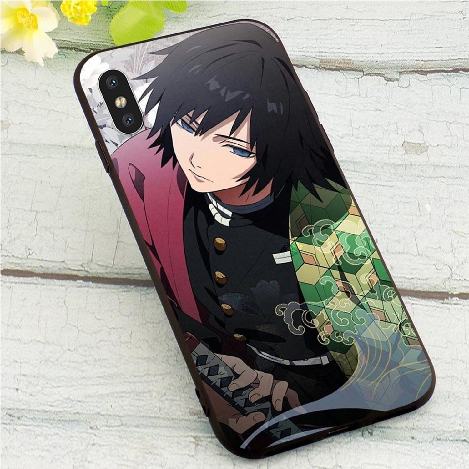 Fashion Demon Slayer Tomioka Giyuu Phone Case for iPhone 11 Pro Max Xs ...