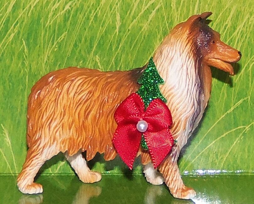 Primary image for Custom Rough Collie Shetland Sheep Dog Holiday Christmas Ornament Best Friend #6
