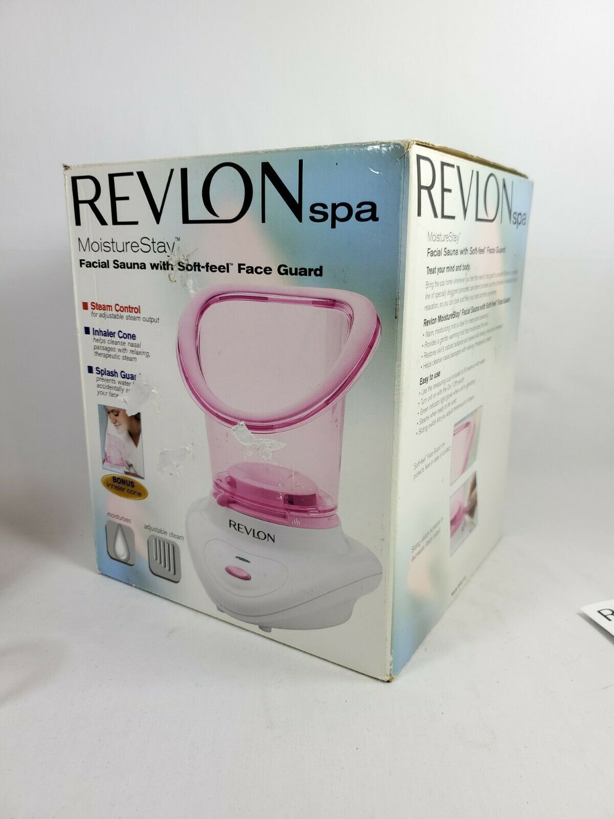 Revlon Spa Moisture Stay Facial Sauna Steamer/ Inhaler RVS1110 Home