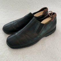Cole Haan mens black /brown leather loafers sz 11 - $29.65