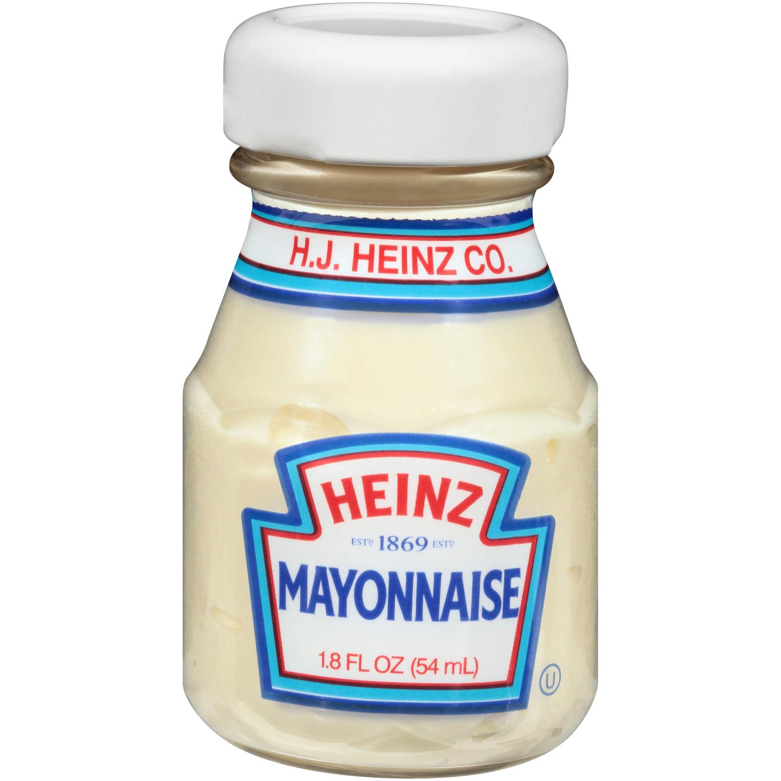 Heinz Mayonnaise, 1.8 fl.oz. room service bottle, Pack of 60 Water