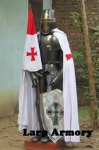 Larp Armory Dark Knight Crusader Wearable Full Suit Of Armor Halloween Costume