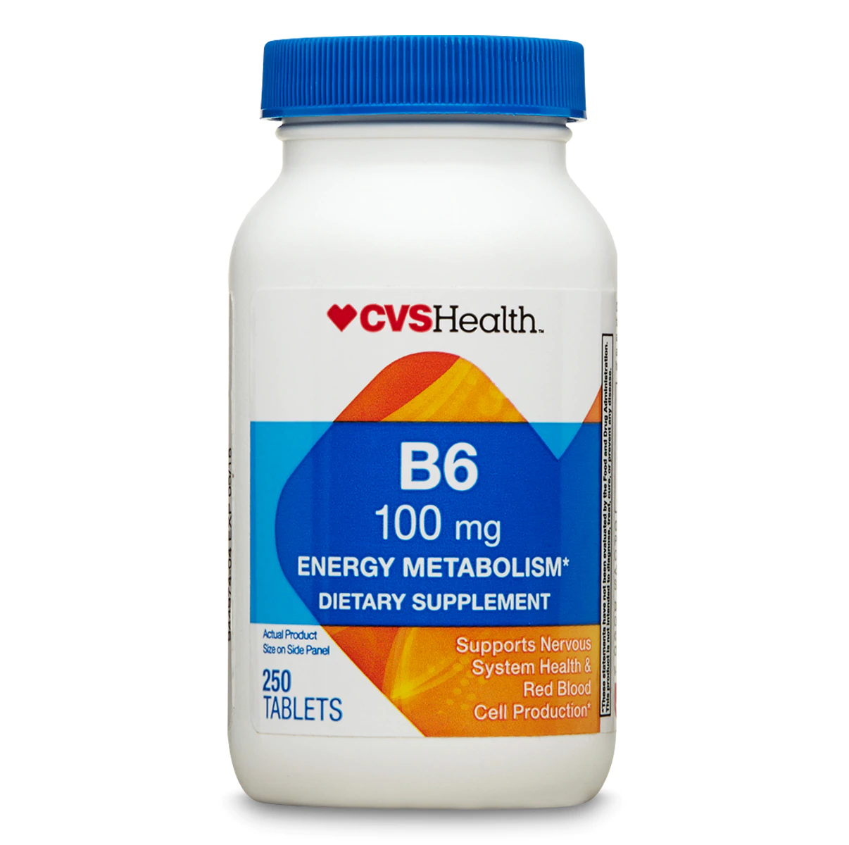 CVS Health Vitamin B6 Tablets 100mg , 250CT Exp 3/2022 Vitamins