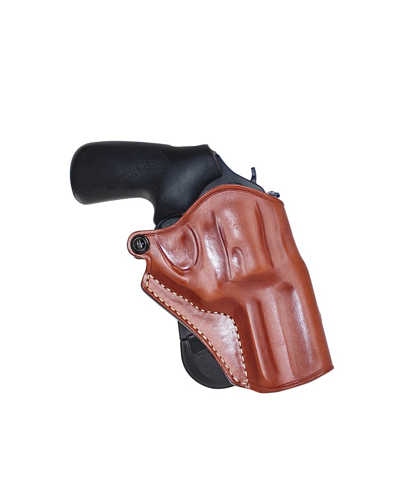 Leather Paddle Holster Fits Ruger LCRx 22LR/ 22WMR/ 38 Special 3