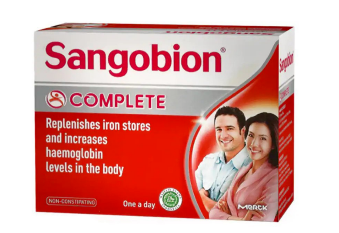 SANGO BION COMPLETE 100'S Replenishes iron stores & increase haemoglobin DHL